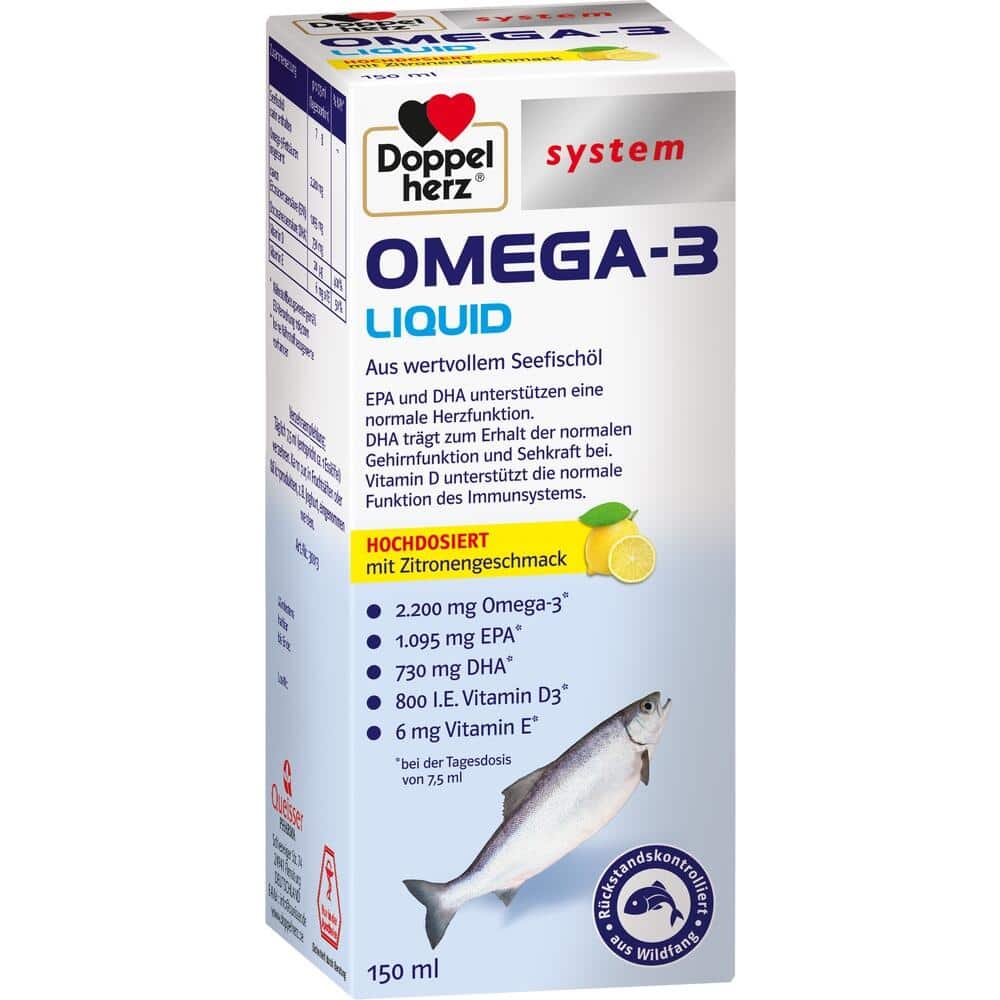 Doppelherz system OMEGA-3 LIQUID  150 ml Flüssigkeit