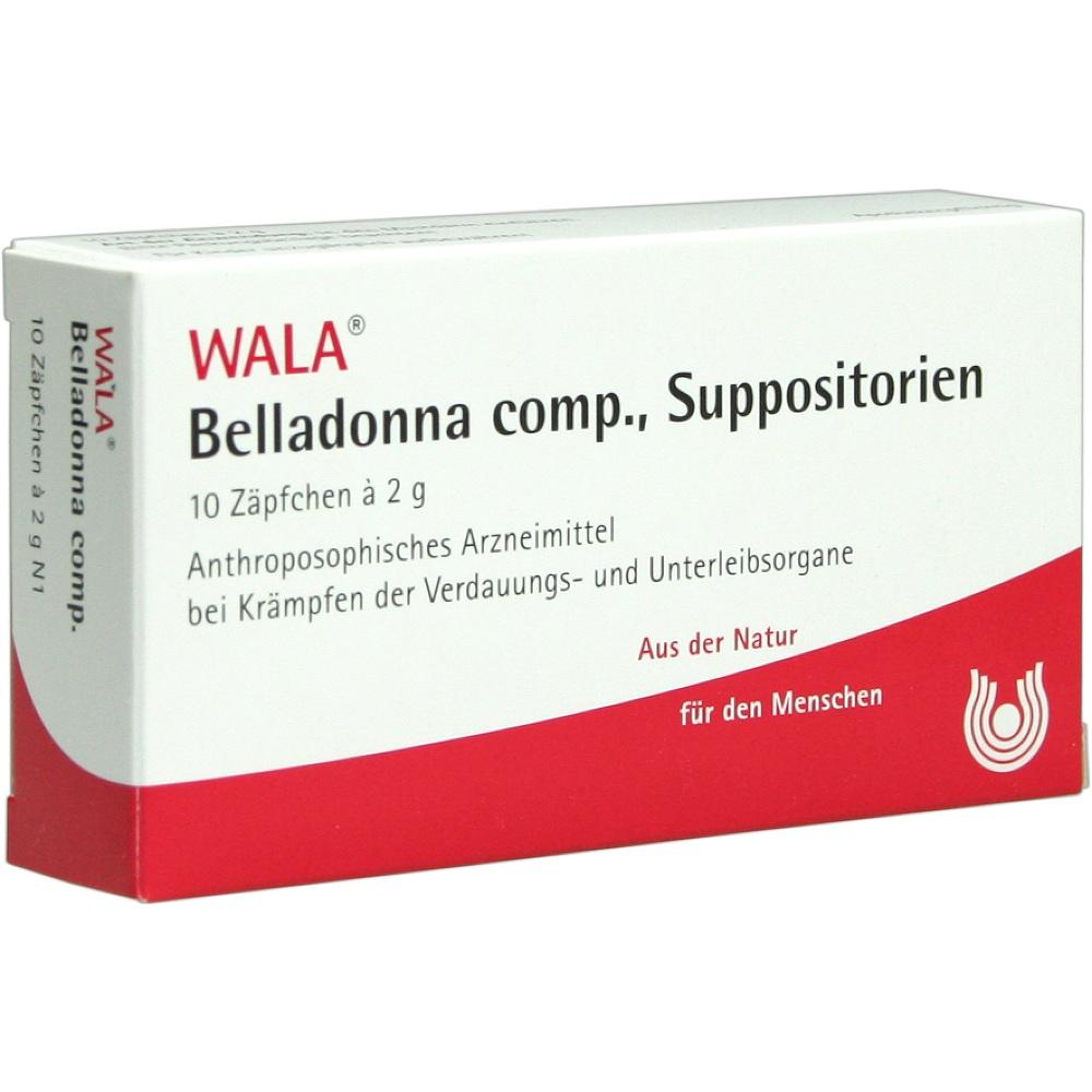 Belladonna comp., Suppositorien 10X2 g Suppositorien