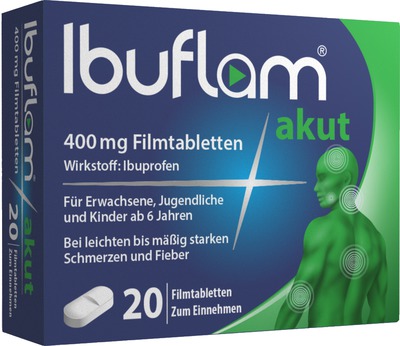 Ibuflam akut 400 mg 20 St Filmtabletten