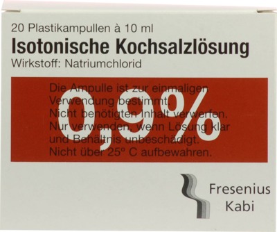 Isotonische Kochsalzlösung 0,9% Injektionslösung 20X10 ml Injektionslösung