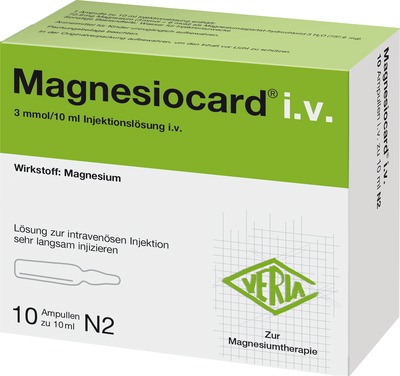 MAGNESIOCARD i.v. Injektionslösung 10X10 ml Injektionslösung