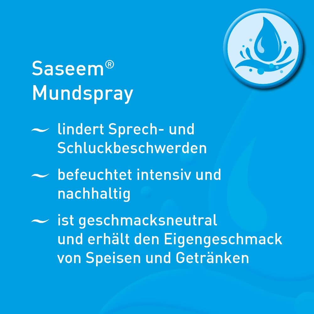 Saseem Mundspray - der Speichelersatz bei Mundtrockenheit  60 ml Pumplösung