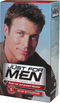 JUST for men Tönungsshampoo mittelbraun 60 ml Shampoo
