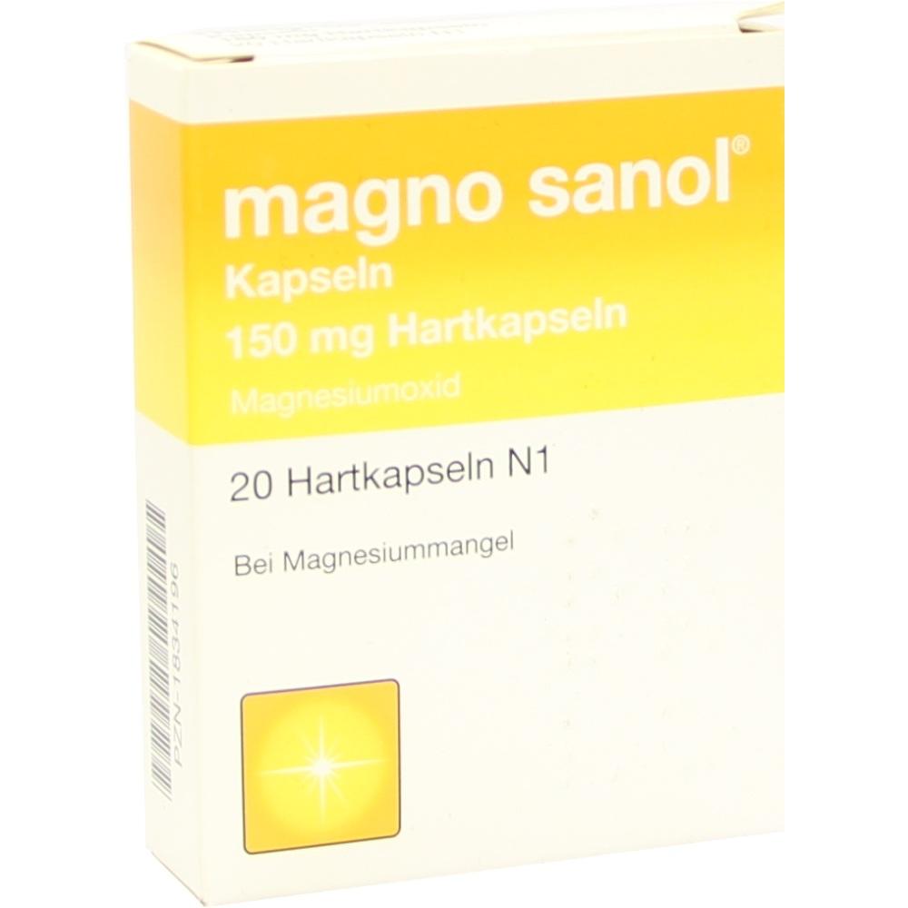 MAGNO SANOL Hartkapseln 20 St Hartkapseln