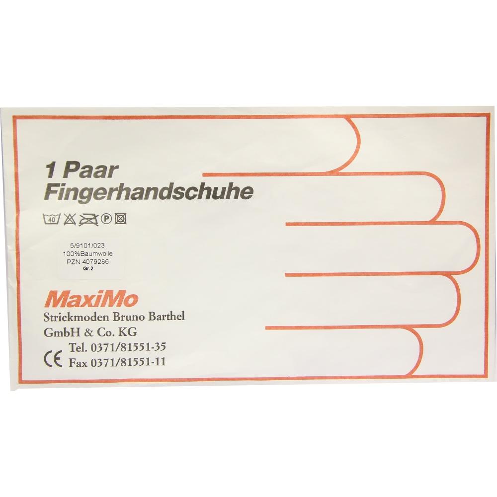 HANDSCHUHE Baumwolle Gr. 2 Kinder 2 St Handschuhe