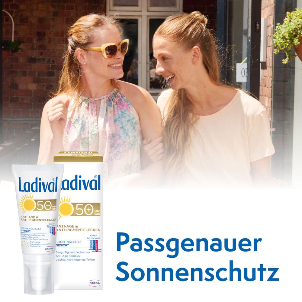 Ladival ANTI-AGE & ANTI-PIGMENTFLECKEN LSF 50+ GESICHT 50 ml Creme