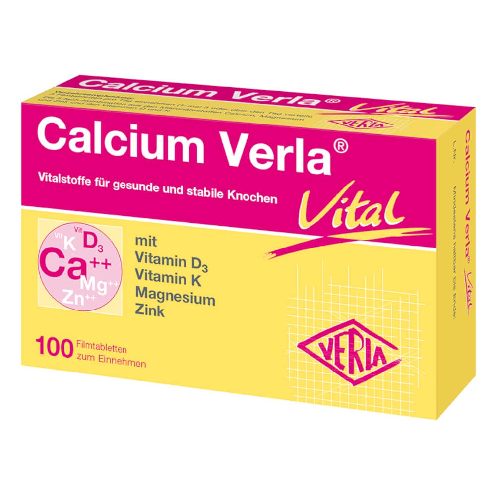 CALCIUM VERLA Vital Filmtabletten 100 St Filmtabletten