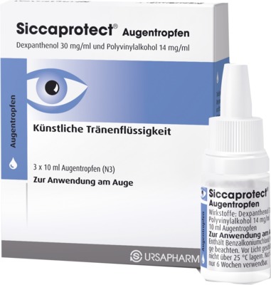 Siccaprotect 3X10 ml Augentropfen