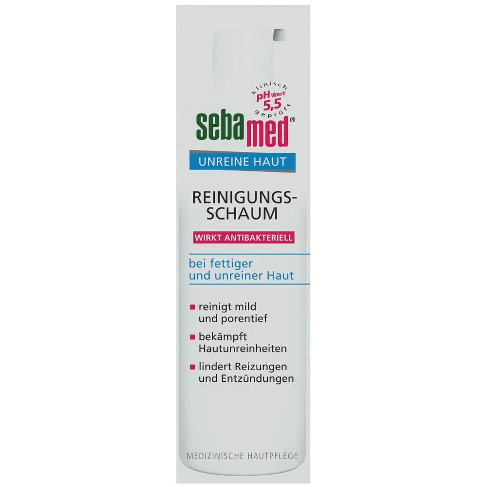 sebamed UNREINE HAUT REINIGUNGS-SCHAUM 150 ml Schaum