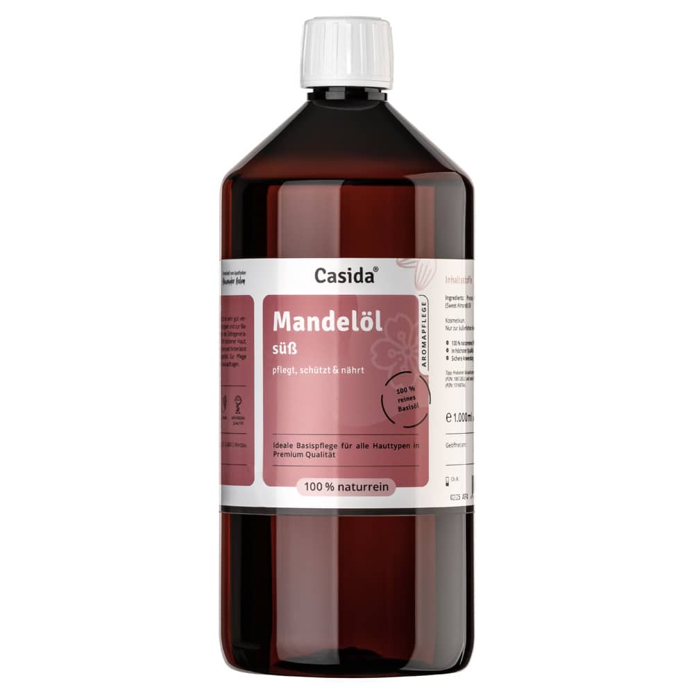 Casida Mandelöl süß naturrein 1000 ml Öl