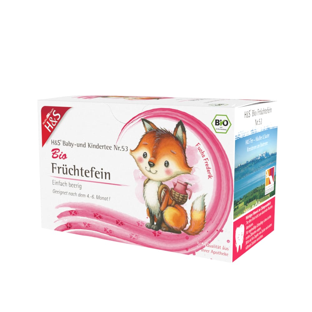 H&S Früchtefein Baby- und Kindertee Bio 20X2.5 g Filterbeutel