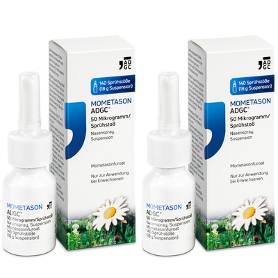 MOMETASON ADGC 50 Mikrogramm/Sprühstoß 18 g Nasenspray