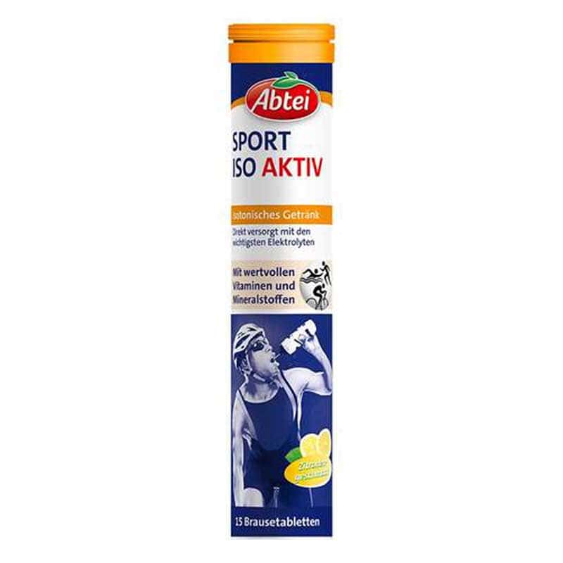 Abtei Sport Iso Aktiv Vitamine + Mineralstoffe 15 St Brausetabletten
