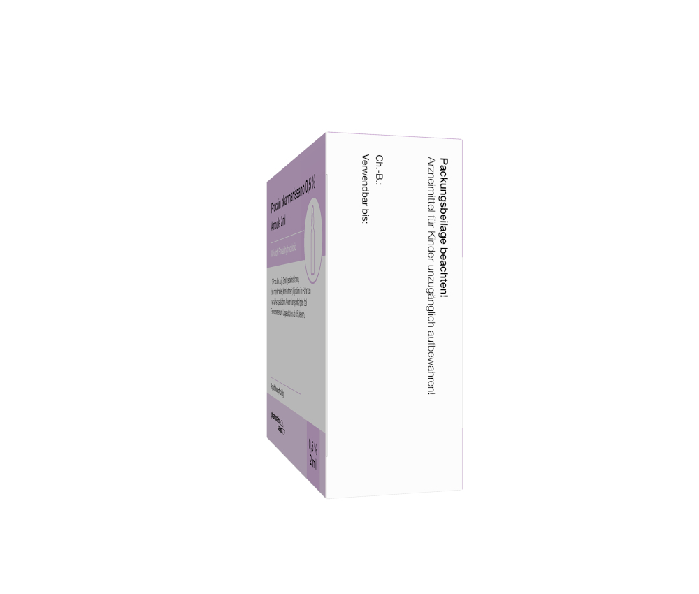 Procain 0,5% Ampulle 2ml 10X2 ml Injektionslösung