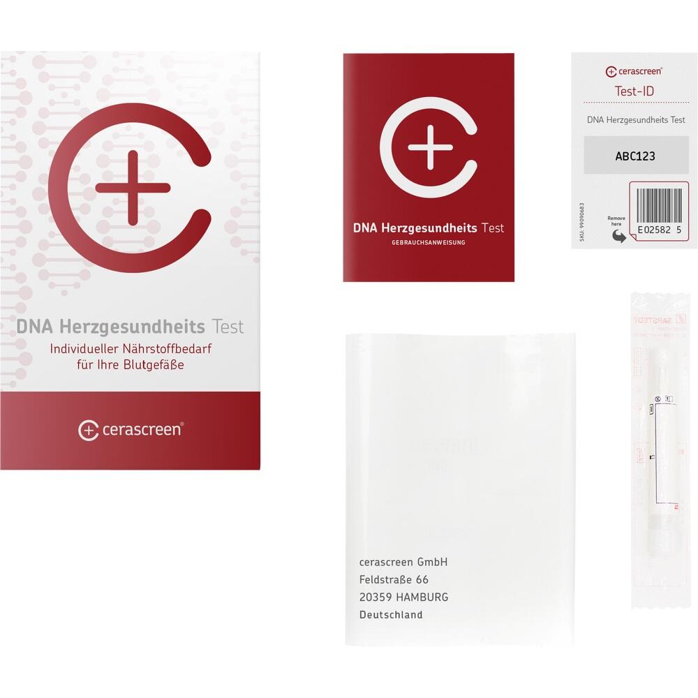 cerascreen DNA Herzgesundheits Test 1 St Test