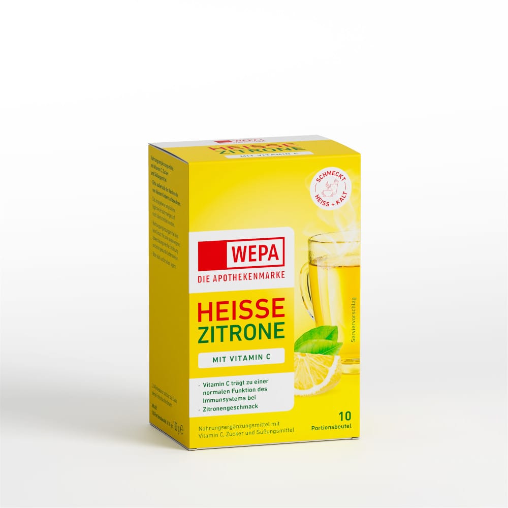 WEPA HEISSE ZITRONE 10X10 g Pulver
