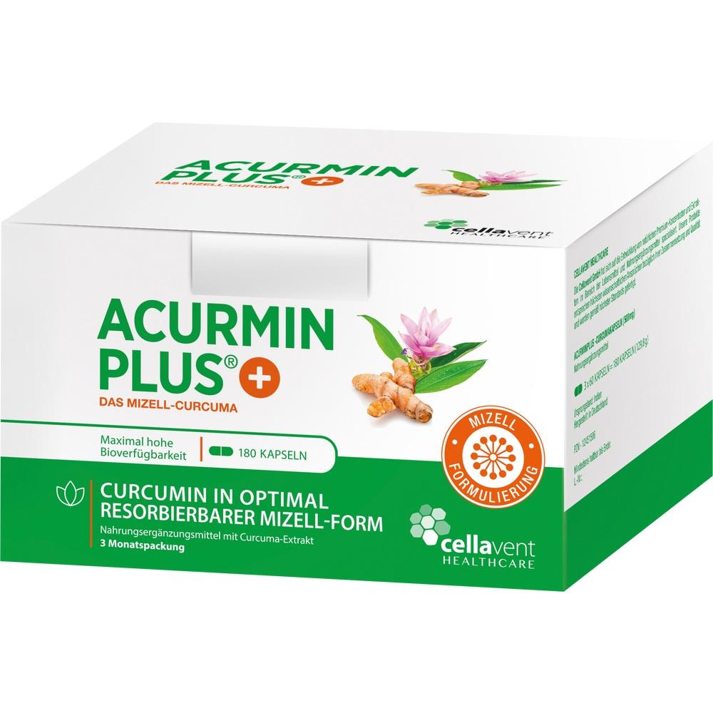 Acurmin Plus Das Mizell-curcuma Weichkapseln 180 St Weichkapseln