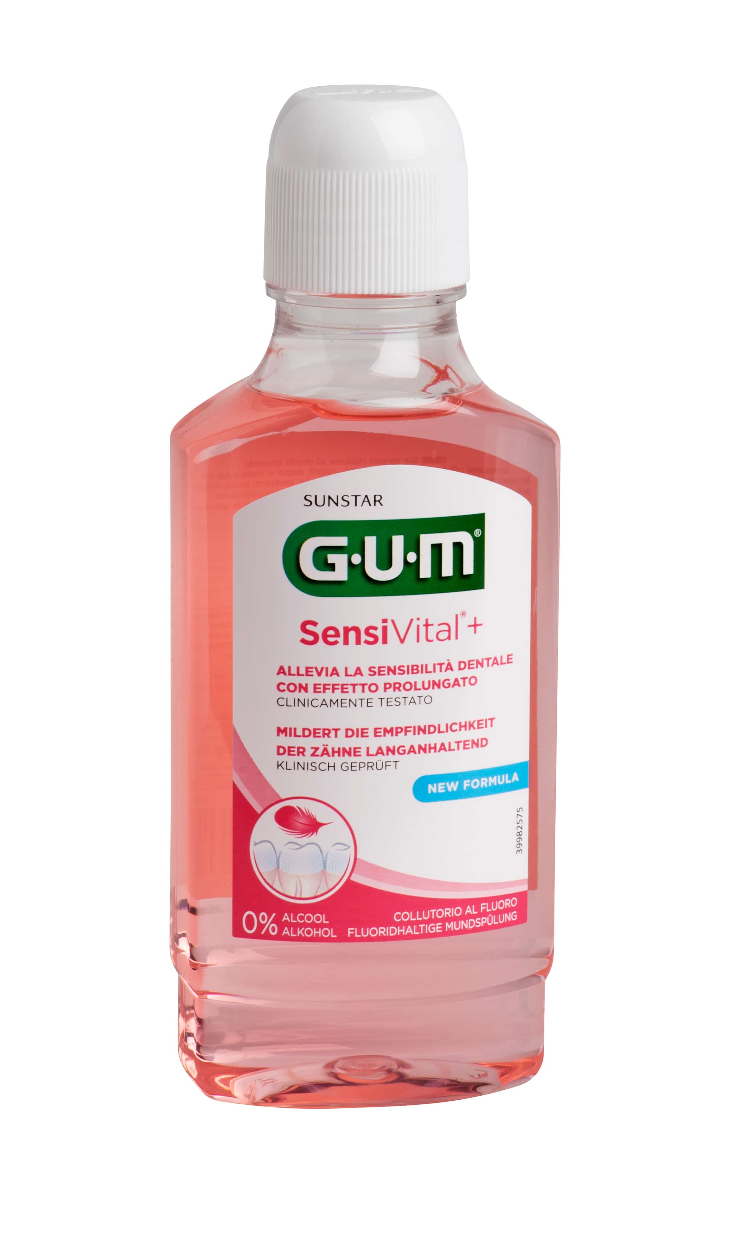 Gum SensiVital+ Mundspülung 300 ml Mundwasser