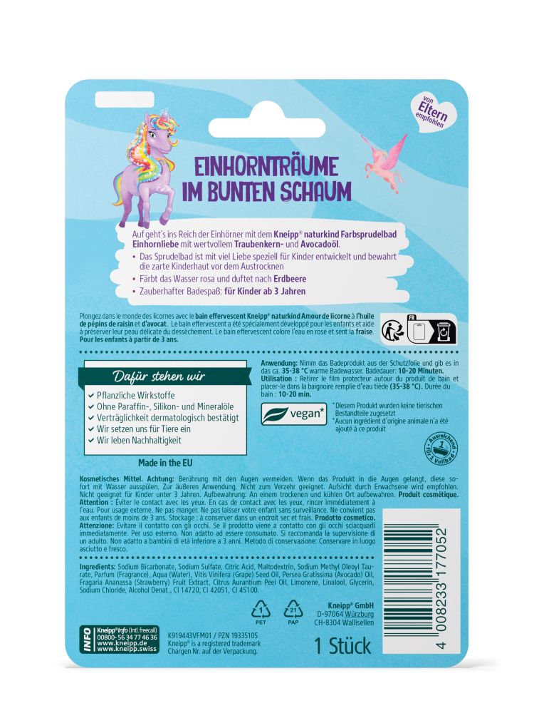 Kneipp naturkind EINHHORN-LIEBE 1 St Bad