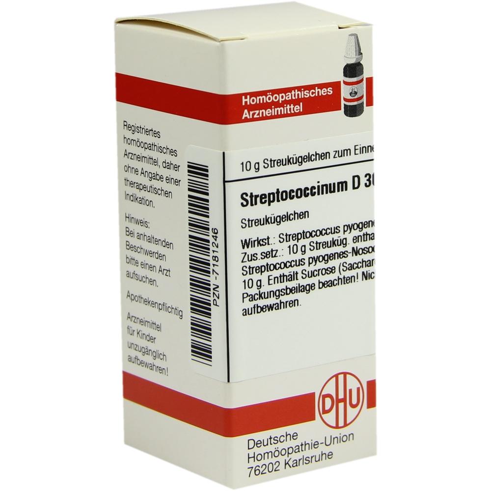 STREPTOCOCCINUM D 30 Globuli 10 g Globuli