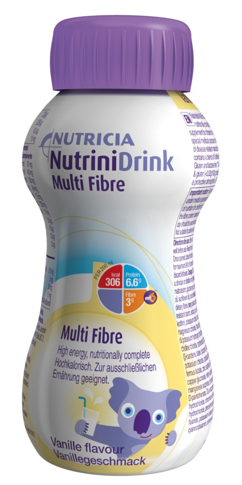 NutriniDrink Multi Fibre Vanille 200 ml Flüssigkeit