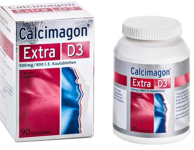 Calcimagon Extra D3 500 mg/800 I.E. 90 St Kautabletten