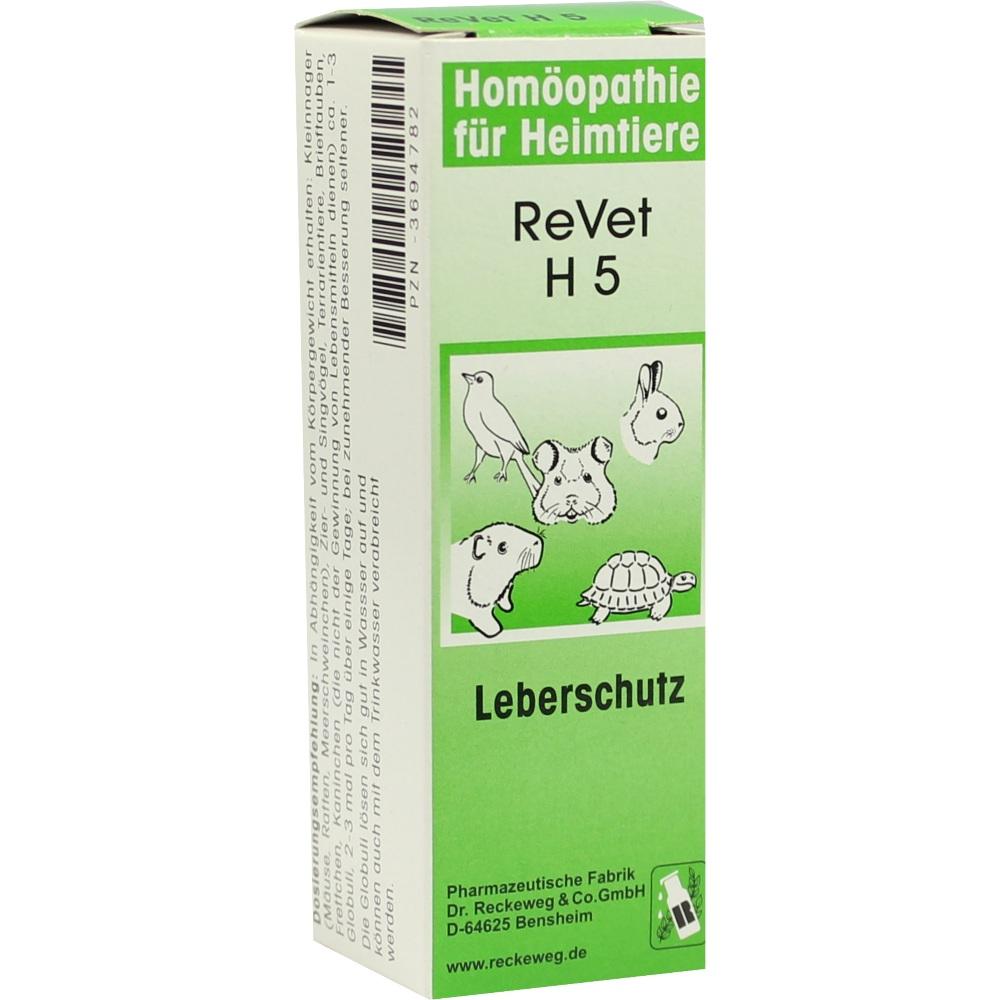 ReVet H 5 Globuli für Heimtiere 10 g Globuli