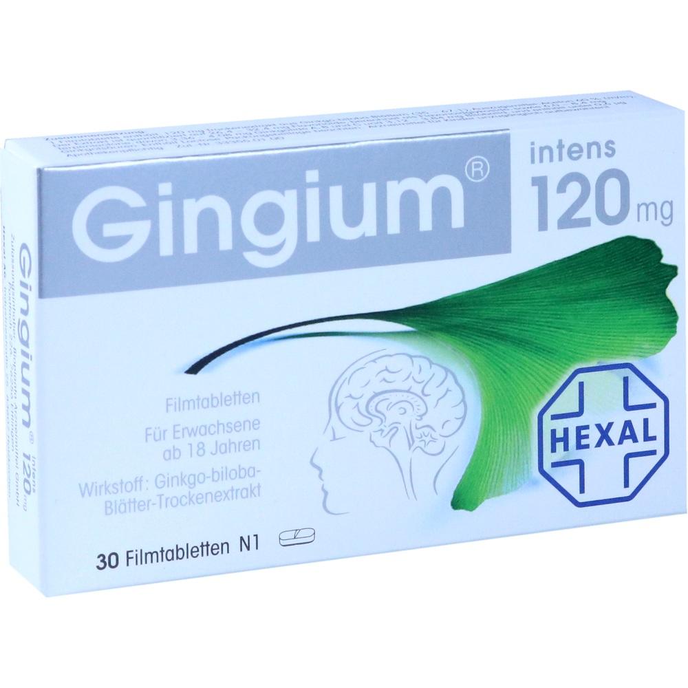 Gingium intens 120mg 30 St Filmtabletten