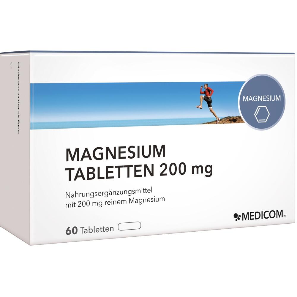 MAGNESIUM TABLETTEN 200mg 60 St Tabletten
