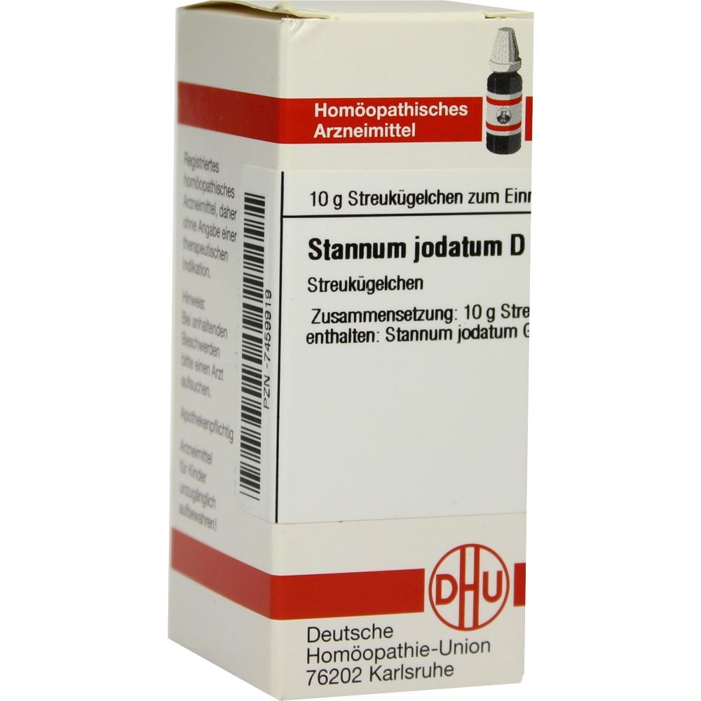 STANNUM JODATUM D 12 Globuli 10 g Globuli