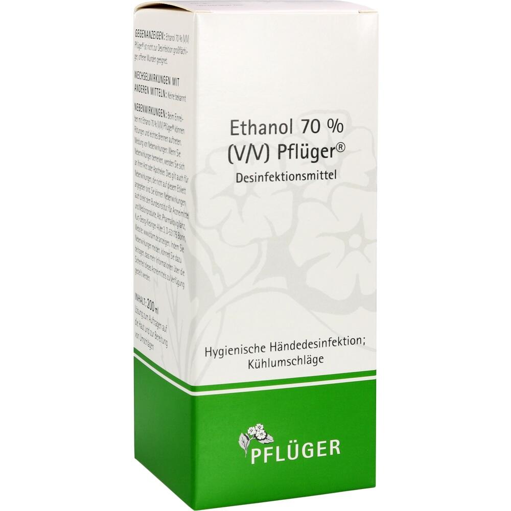 Desinfektionsmittel Ethanol 70 % (V/V) Pflüger 200 ml Flüssigkeit