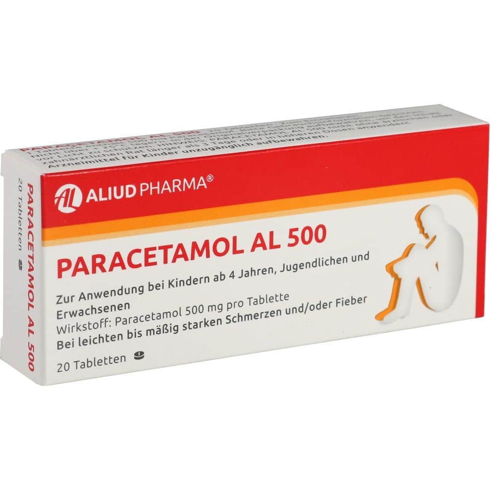 Paracetamol AL 500 bei akuten Schmerzen und Fieber