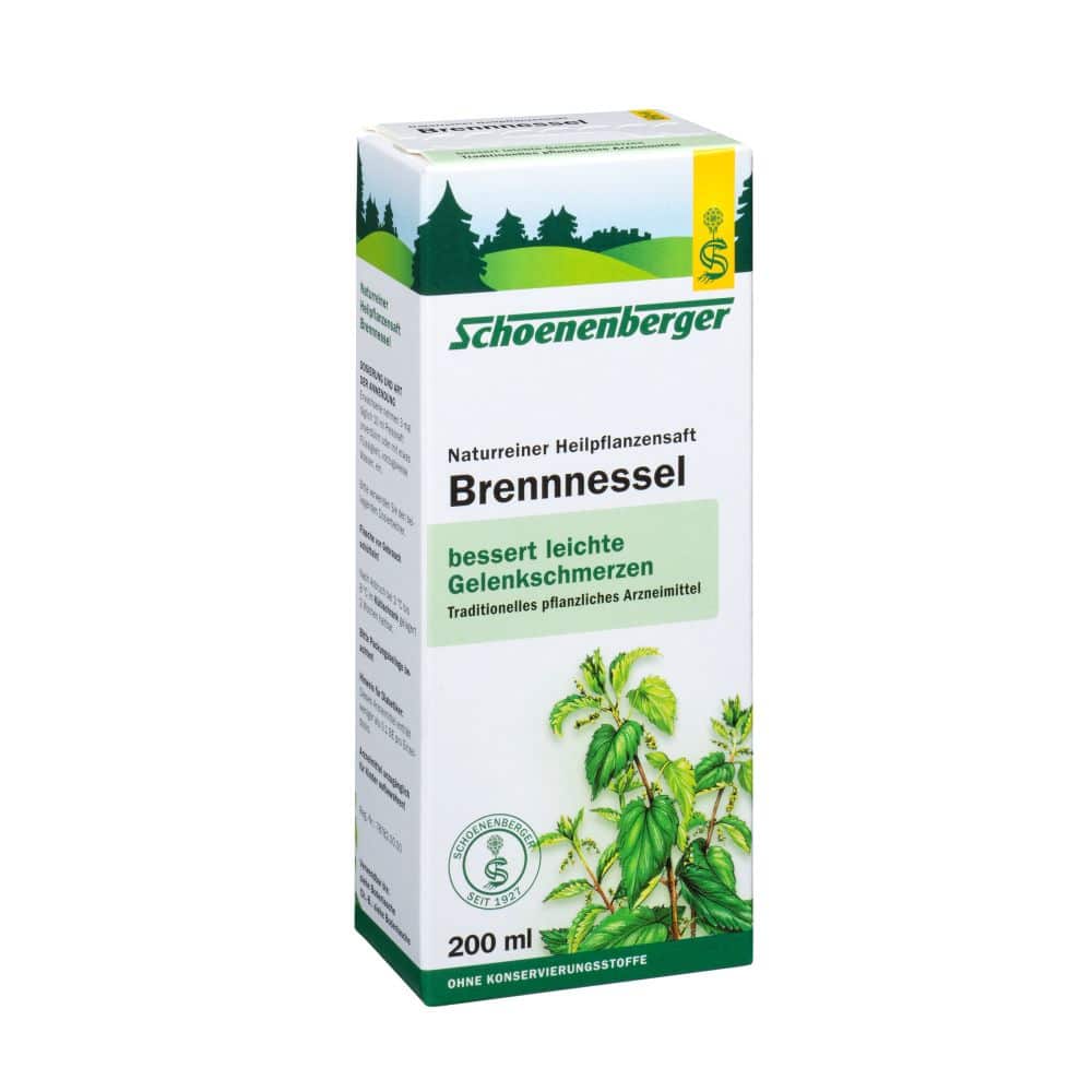 Schoenenberger Naturreiner Heilpflanzensaft Brennnessel 200 ml Saft