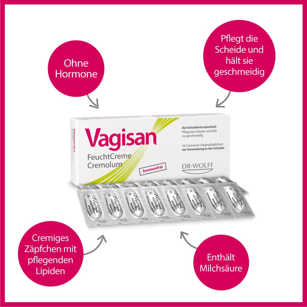 Vagisan FeuchtCreme Cremolum - Zäpfchen 16 St Vaginalsuppositorien