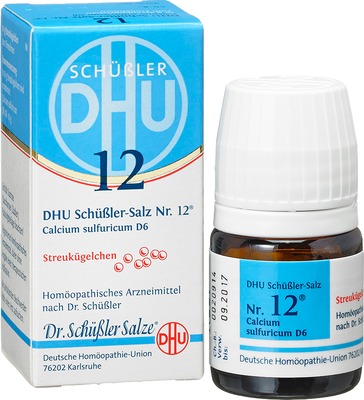 DHU Schüssler-Salz Nr. 12 Calcium sulfuricum D 6 Globuli 10 g Globuli