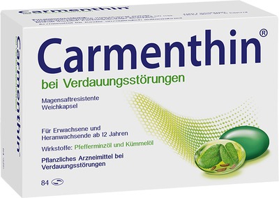 Carmenthin bei Verdauungsstörungen 84 St Magensaftresistente Weichkapseln