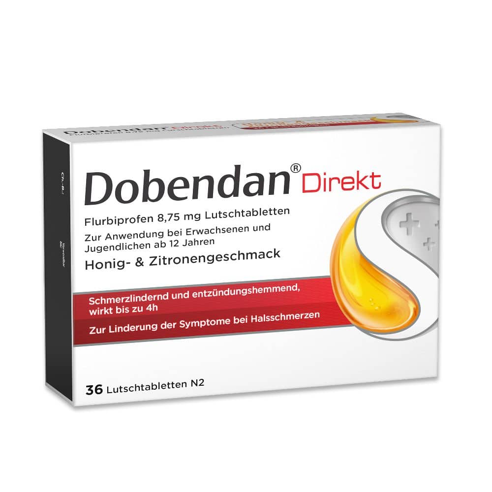 Dobendan Direkt - bei Halsschmerzen 36 St Lutschtabletten