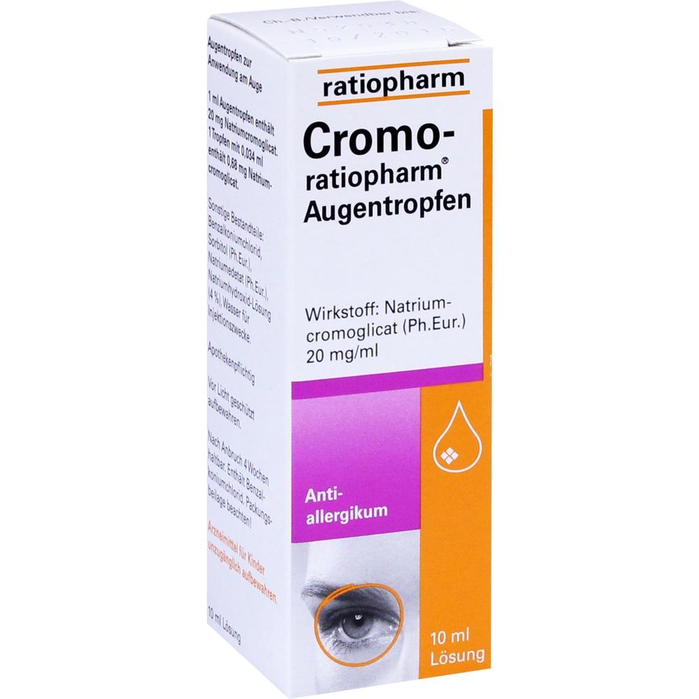Cromo-ratiopharm Augentropfen 10 ml Augentropfen
