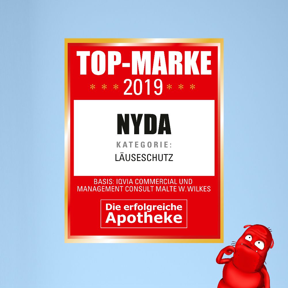 NYDA Läuse- und Nissenkamm Metall  1 St