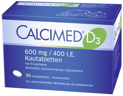 Calcimed D3 600mg/400 I.E. 96 St Kautabletten