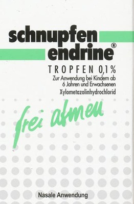 schnupfen endrine TROPFEN 0,1 % 10 ml Nasentropfen