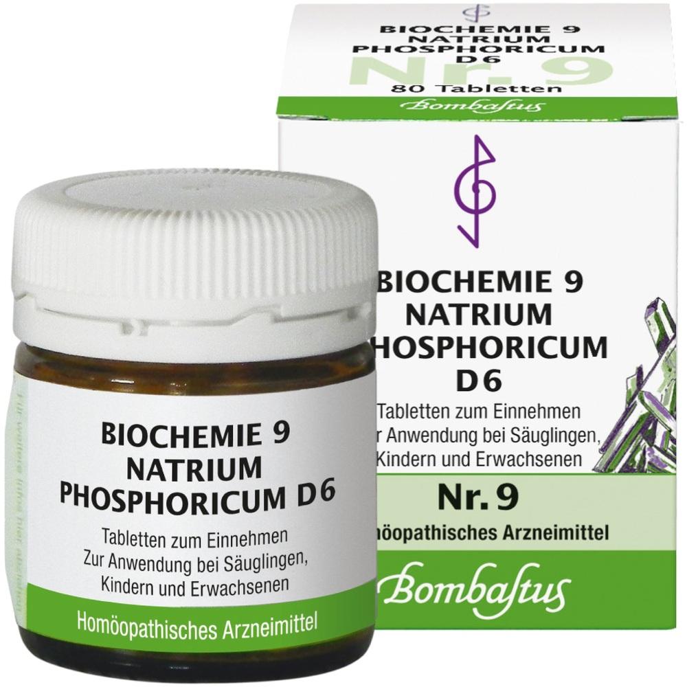BIOCHEMIE 9 Natrium phosphoricum D 6 Tabletten 80 St Tabletten