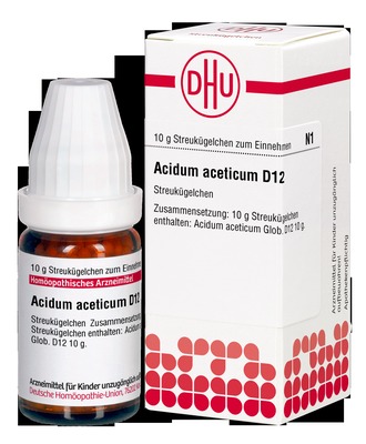 ACIDUM ACETICUM D 12 Globuli 10 g Globuli
