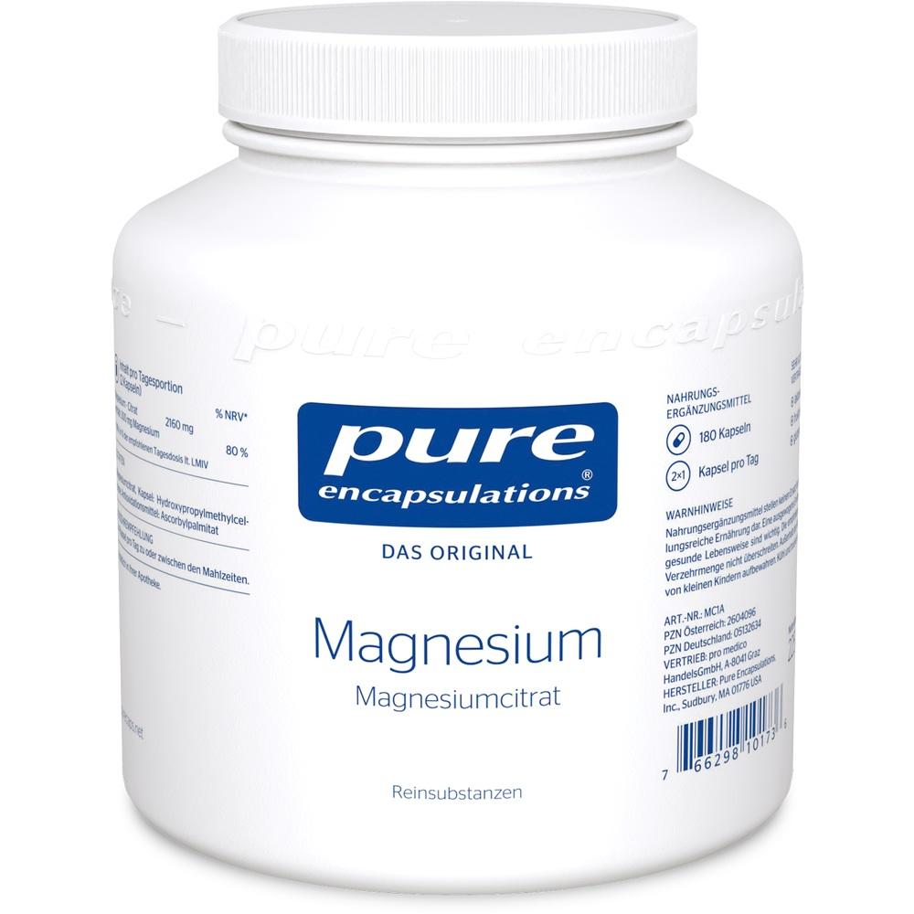 pure encapsulations DAS ORIGINAL Magnesiumcitrat 180 St Kapseln