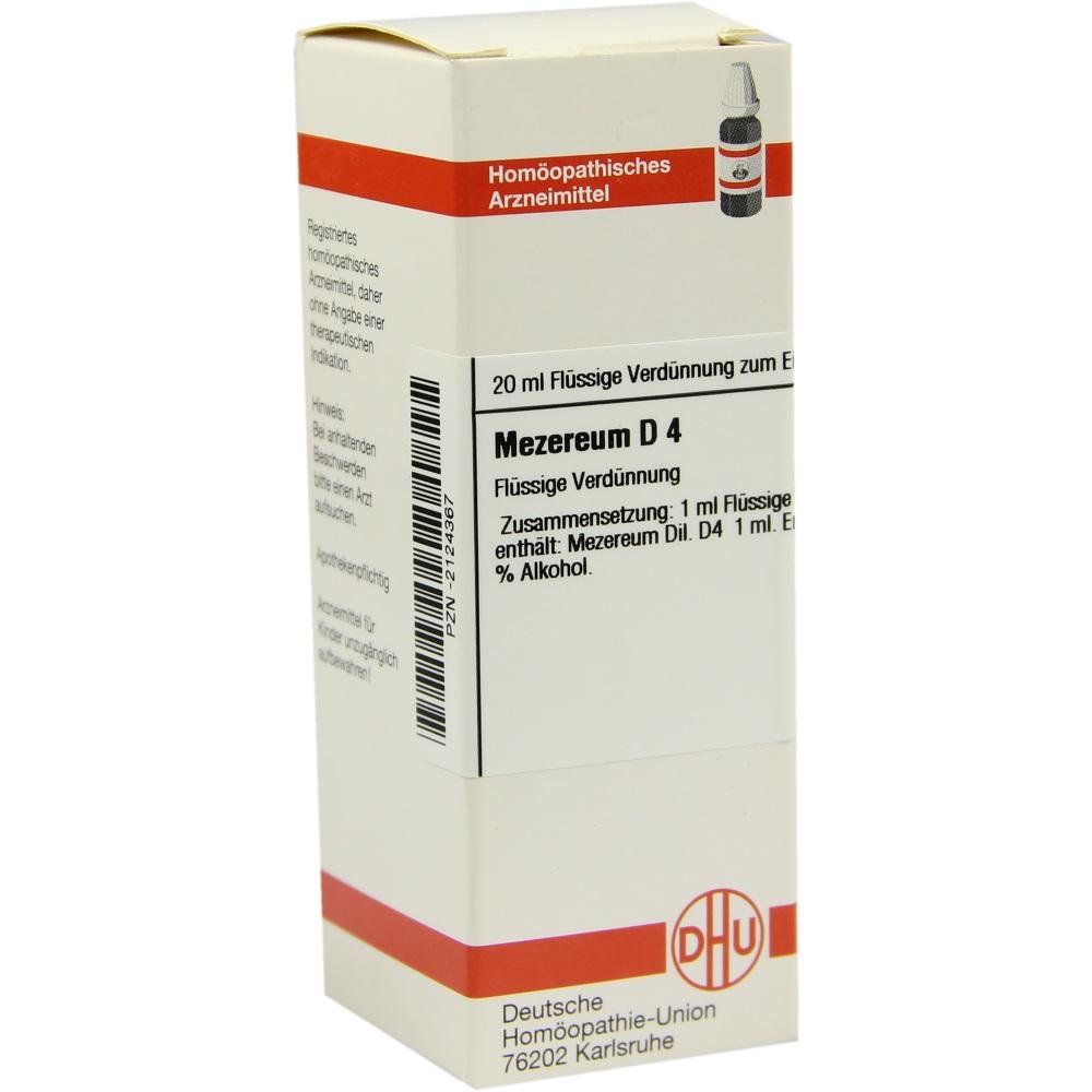 MEZEREUM D 4 Dilution 20 ml Dilution