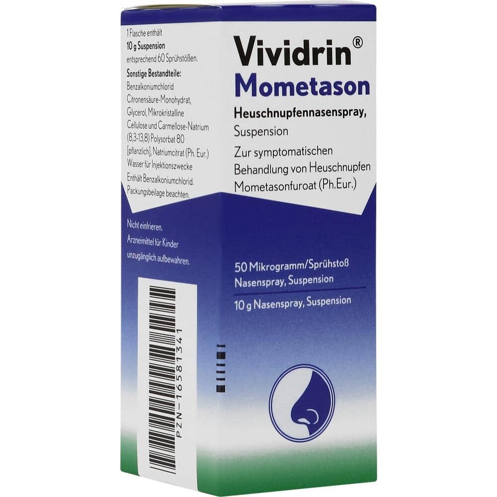 Vividrin Mometason Heuschnupfennasenspray bei starken allergischen Beschwerden 10 g Nasenspray