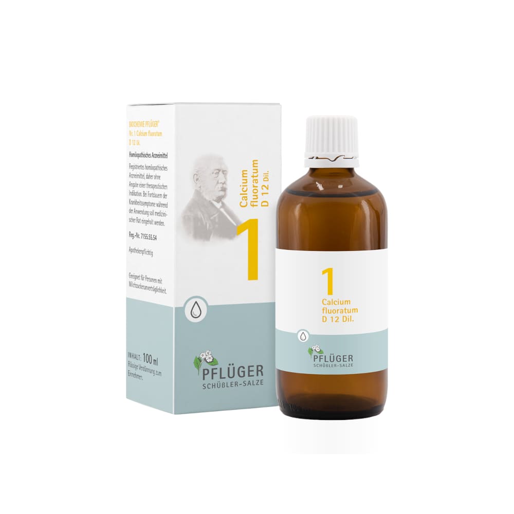 Schüßler-Salz Nr. 1 Calcium fluoratum D12 100 ml Tropfen