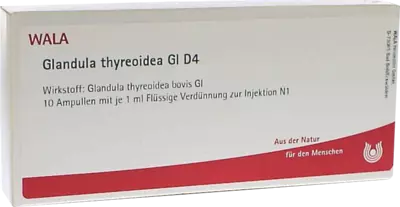 Glandula thyreoidea Gl D4 Ampullen 10X1 ml Ampullen