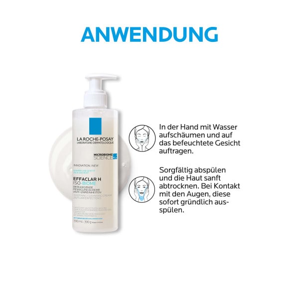 La Roche-Posay EFFACLAR H ISO-BIOME REINIGUNGSCREME 390 ml Creme