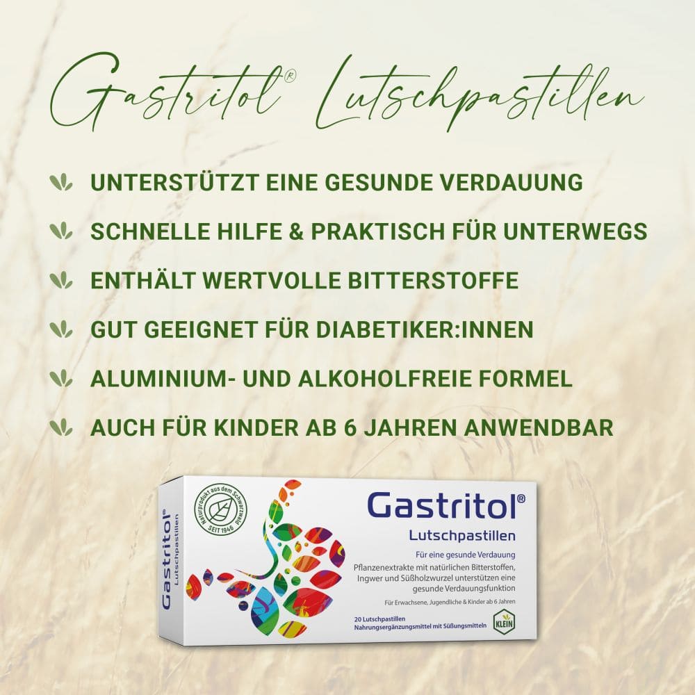 Gastritol Lutschpastillen 20 St Lutschpastillen